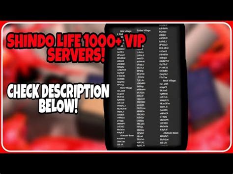 Today's trending list of most up to dated shindo life roblox codes 2021. Shindo Life Vip Server Codes List | StrucidCodes.org