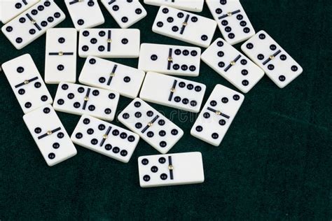 Falling Dominoes The Domino Game Stock Photo Image Of Black