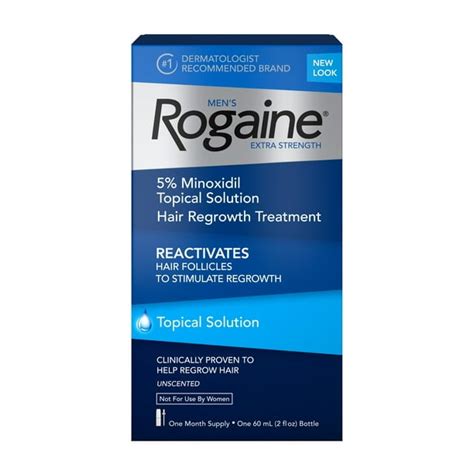 Mens Rogaine Extra Strength Hair Growth Treatment 5 Minoxidil