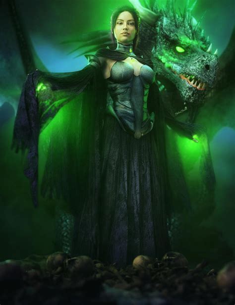 Evil Queen Black Dragon Fantasy Iray 3d Art By Shibashake On Deviantart