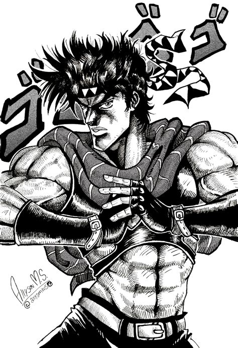 There should be no debate here, araki's art absolutely explodes with life when it is in color, black and white pictures just can't convey the exact level of emotion the colored. Joseph Joestar Fanart (Jojo's Bizarre ... in 2020 | Jojo's bizarre adventure, Joseph joestar ...