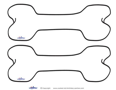 Printable Dog Bone Decoration Coolest Free Printables | Kid Party