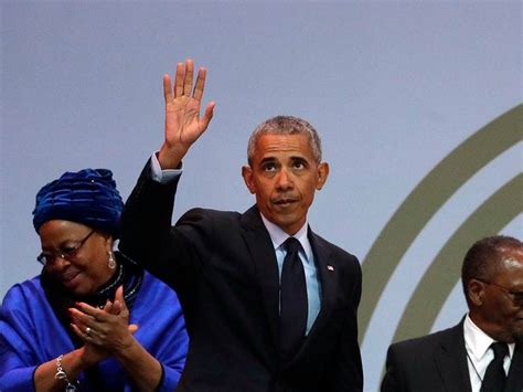 Barack Obama Condemns ‘strongman Politics At Nelson Mandela Centenary