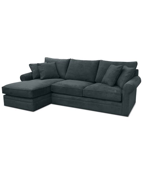 Furniture Doss Ii 2 Pc Fabric Chaise Sectional Sofa And Reviews