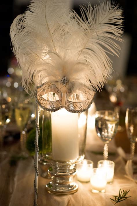 New Orleans Inspired Wedding Decor With Mask By Wah Dougherty The