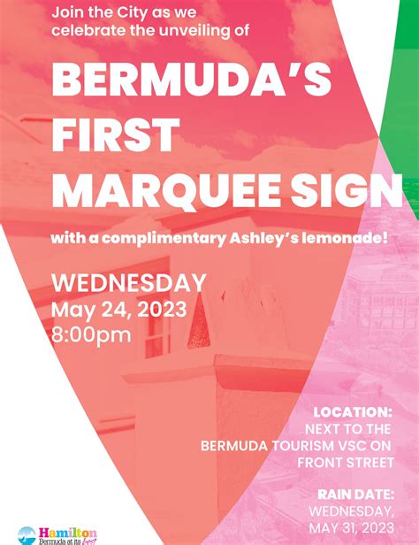 grand unveiling of bermuda marquee sign tnn