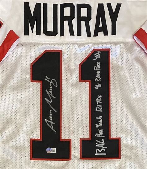 Aaron Murray Autographed Signed Georgia Bulldogs Jersey Comes With