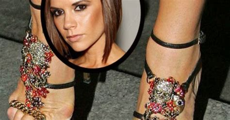 Victoria Beckham Aka Posh Spice Normally Wears Closed Toe Pumps And