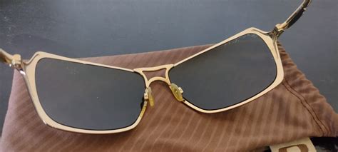 Oakley Inmate Polished Gold Dark Grey Iridium Lens 05 630 Men S Sunglasses Ebay