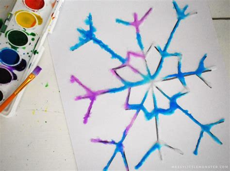 Fun And Easy Snowflake Crafts For Kids Messy Little Monster