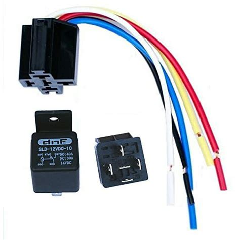 Dnf 1 Pair 12v 3040 Amp Automative Relay With Harness Socket Spdt