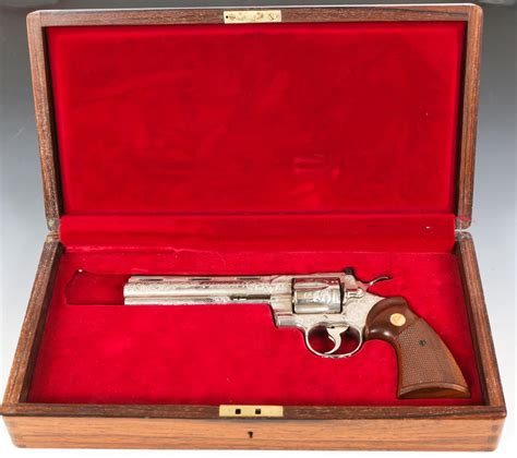 Sold Price 1980 Colt Python 357 357 Mag Engraved Revolver November