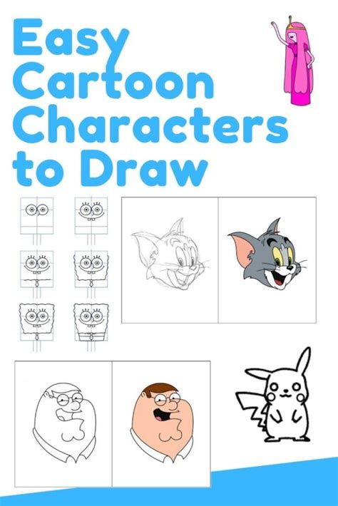How To Draw Cartoon Character Step By Step Easy Carto