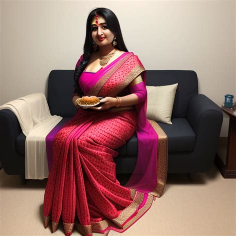 Free Photo Enhancer Online Indian Big Feeding Mom Saree Full Body