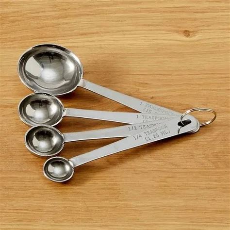 Stainless Steel Silver Measuring Spoon Set At Rs 150piece In New Delhi