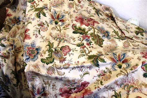 La Maison Lafortune Vintage Jacobean Floral Fabric