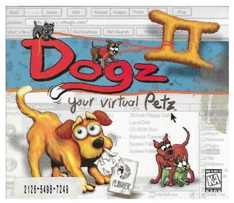 Dogz Ii Your Virtual Petz Pfmagic Video Game Cd Rom 1997