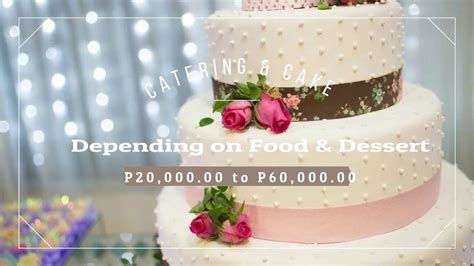 Philippines Wedding Budget Breakdown Youtube