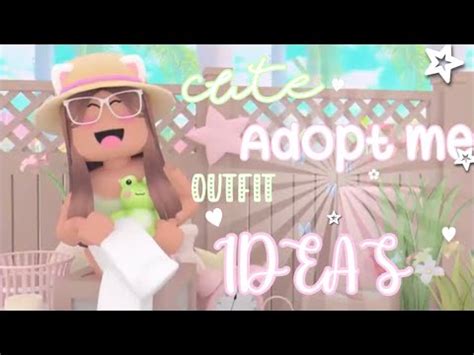 Five Cute Adopt Me Outfit Ideas Starbxrst Youtube