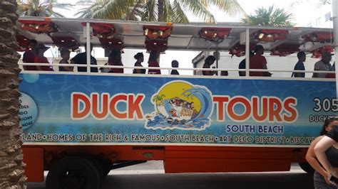 Tour Agency Duck Tours South Beach Reviews And Photos 1661 James Ave Miami Beach Fl 33139 Usa