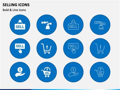 Selling Icons Powerpoint Template Ppt Slides