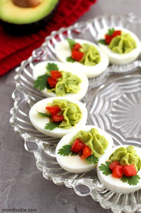 Get christmas appetizer recipes that can be made in advance, like dips, bruschetta, crackers, toasts, and more ideas. Christmas Deviled Eggs - Keto Holiday Appetizers - Mom Foodie