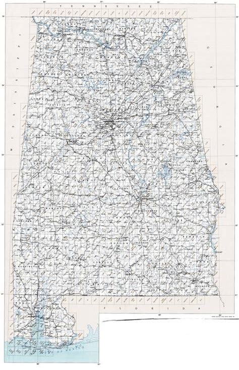 Alabama Topographic Index Maps Al State Usgs Topo Quads 24k 100k 250k