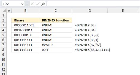 How To Use The Bin2hex Function