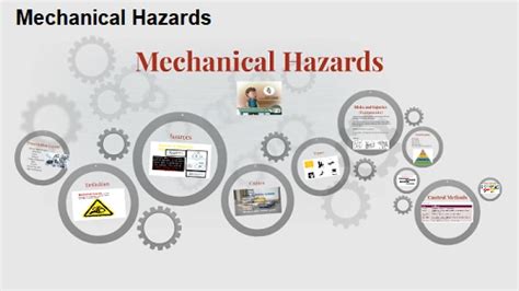Mechanical Hazards Are Hazards Created By The Use Of Or Exposure To