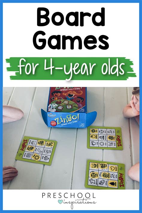 Board Games That 4 Year Olds Will Love Preschool Inspirations