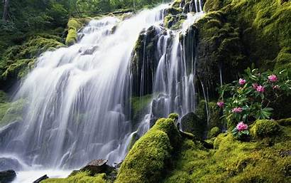 Tropical Waterfall Waterfalls Wallpapers Background Beach Screensavers