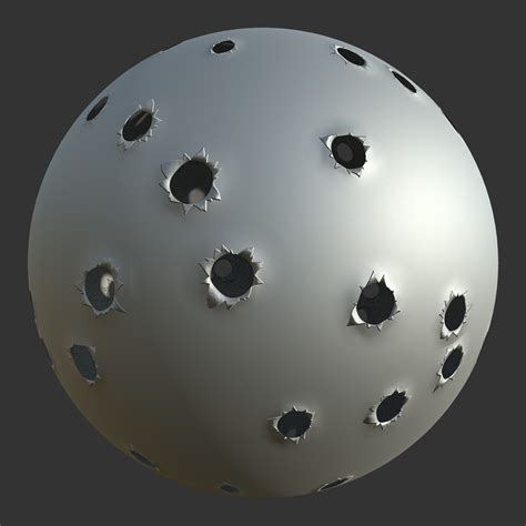 Imperfection And Decal Of Bullet Holes Free Pbr Texturecan