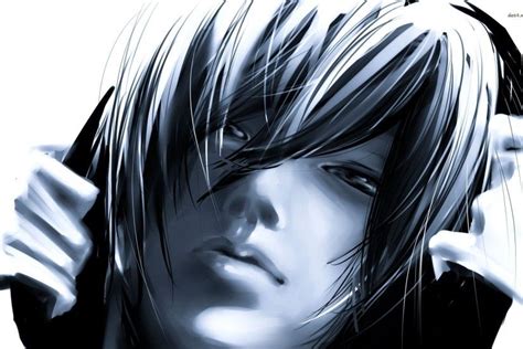Anime boy, crying, sad, blue hair, blue eyes, water; Sad Anime Boy Wallpaper ·① WallpaperTag