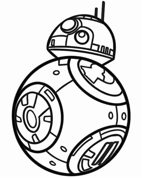 This loyal, brave and adorable droid has saved the day more than any little droid is. 28 Bb-8 Coloring Page | Coloring pages, Coloring pages for ...