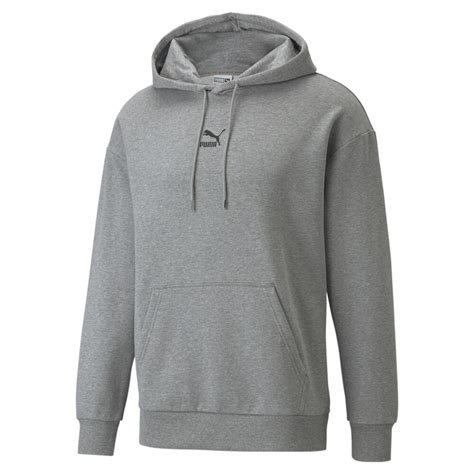 Classics Oversized Mens Hoodie Gray Puma