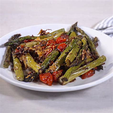 Roast for 25 to 30. Parmesan Roasted Asparagus and Tomatoes Recipe | SlimFast