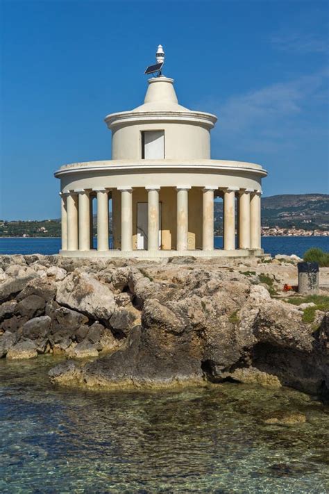 Seascape Of Lighthouse Of St Theodore At Argostoli Kefalonia Greece