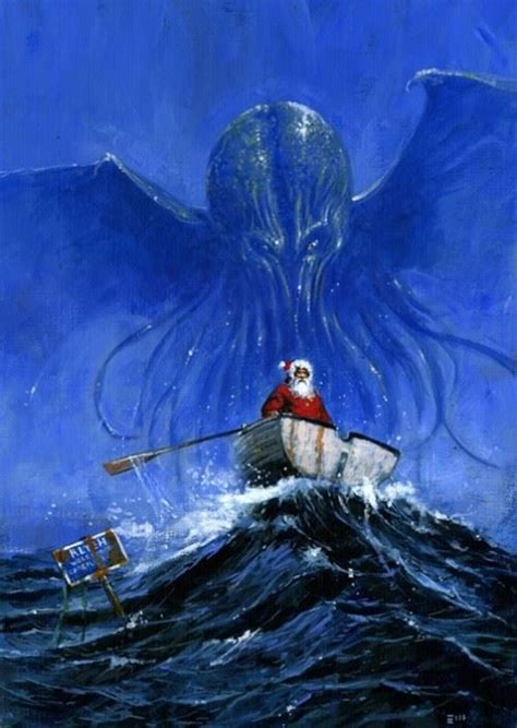 Christmas For Cthulhu 500×704 Pixels Creepy Christmas Dark Christmas