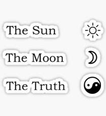 The moon rises when the sun sets and sets when the sun reappears. Teen Wolf: Stickers | Redbubble