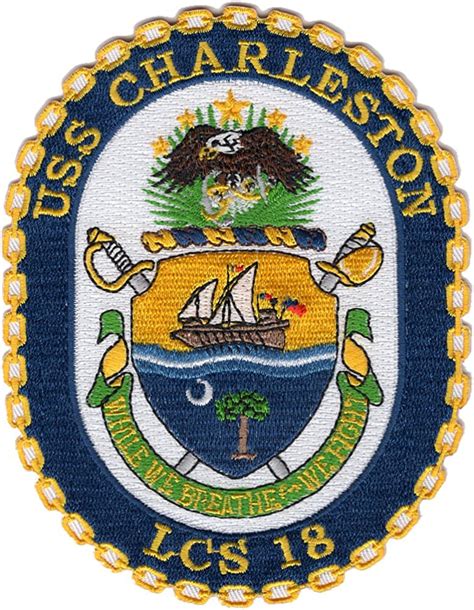 Uss Charleston Lcs 18 Patch Clothing