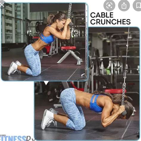 Kneeling Cable Crunch Exercise How To Workout Trainer By Skimble