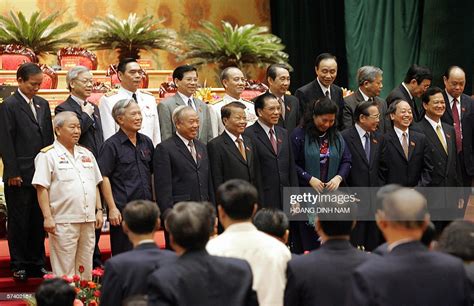 Outgoing Politburo And Secretariat Members Of Vietnams Communist