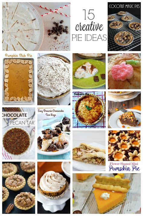 Get more than 100 thanksgiving dessert recipes — including pumpkin cheesecake, apple pie, cookies, cupcakes and more — from your favorite food our best thanksgiving dessert recipes. 15 Creative Pie Recipes and Block Party - Rae Gun Ramblings