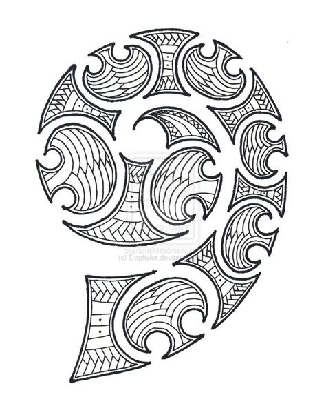 Maori Spiral Koru Tattoo Samoan Tattoo Polynesian Tattoo Maori