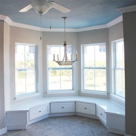 Check out results for kitchen bay window bench Custom built in benches kitchen nook curved bump out ...