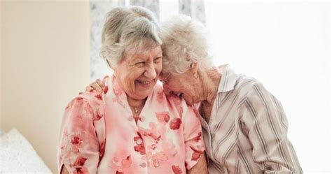 Daily Joke Two Elderly Ladies Catching Up Starts At 60
