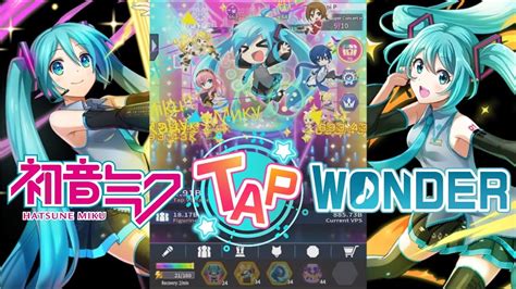 First Look At The New Hatsune Miku Tap Wonder Game Youtube