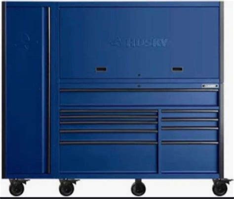 Husky 80 In W X 24 In D Heavy Duty 10 Drawers Garage Workcenter And