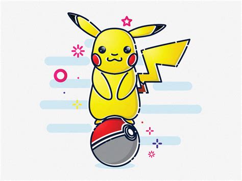 Pikachu Pokémon Mbe Style Tribute By Ernest Gerber On Dribbble