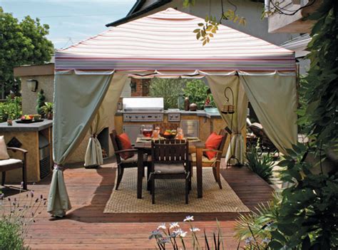 Canopies can cover the entire area of a small deck, or one section of a larger one. Ace Canopy: Garden And Patio Canopies With Quick Assembly
